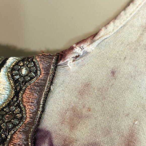 Sacred Threads Tunic Length Tie Dye Dress S - Picture 5 of 8